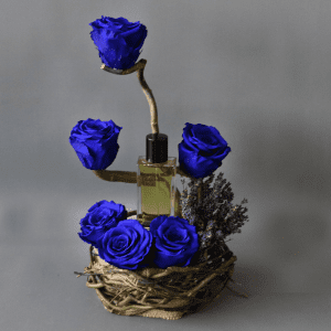 Long lasting blue rose with lavender and beaming blue perfume