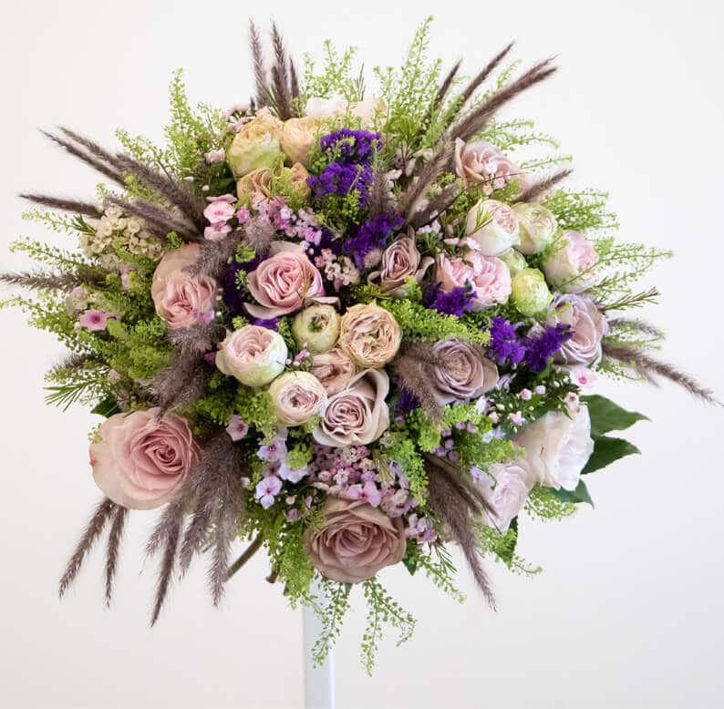 pink and purple bouquet