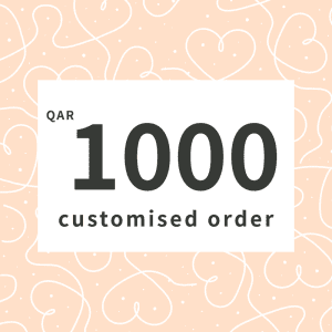 Customised order QAR1000