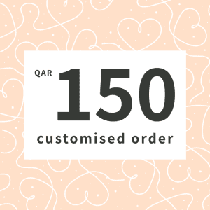 Customised order QAR150