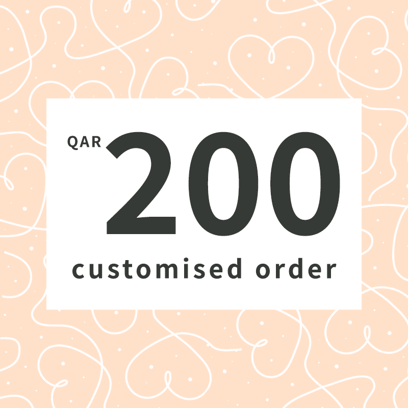 Customised order QAR200