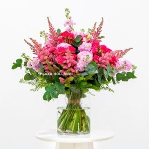 peony pink flower bouquet
