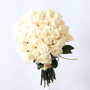 white roses