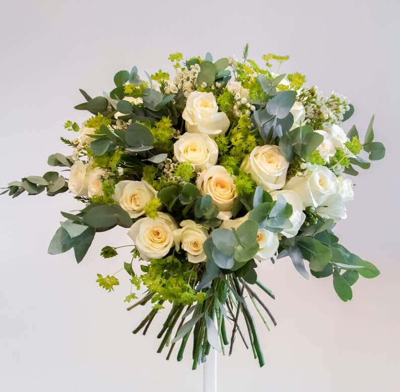 light yellow and green bouquet
