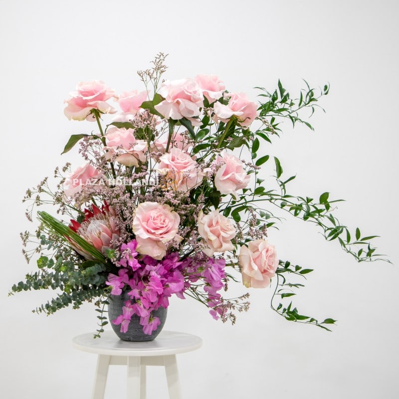 Pick flower arrangement