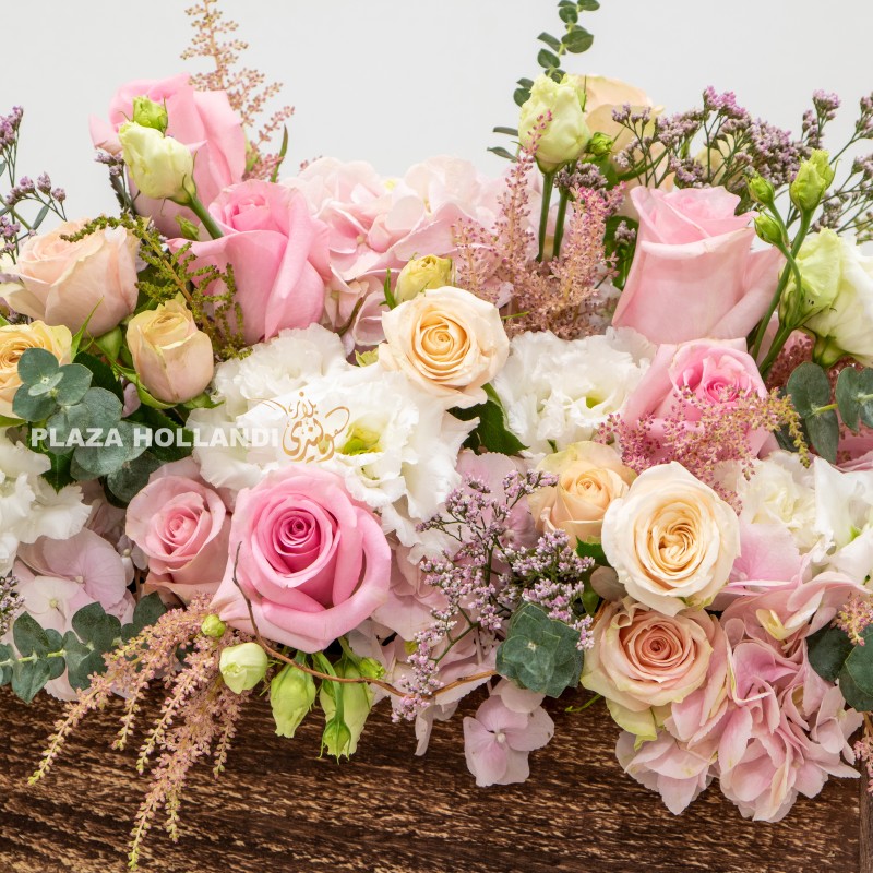 close up of pink flowers