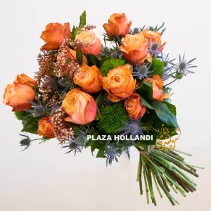 Orange rose bouquet