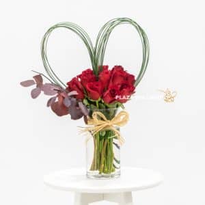 Valentines flower arrangement