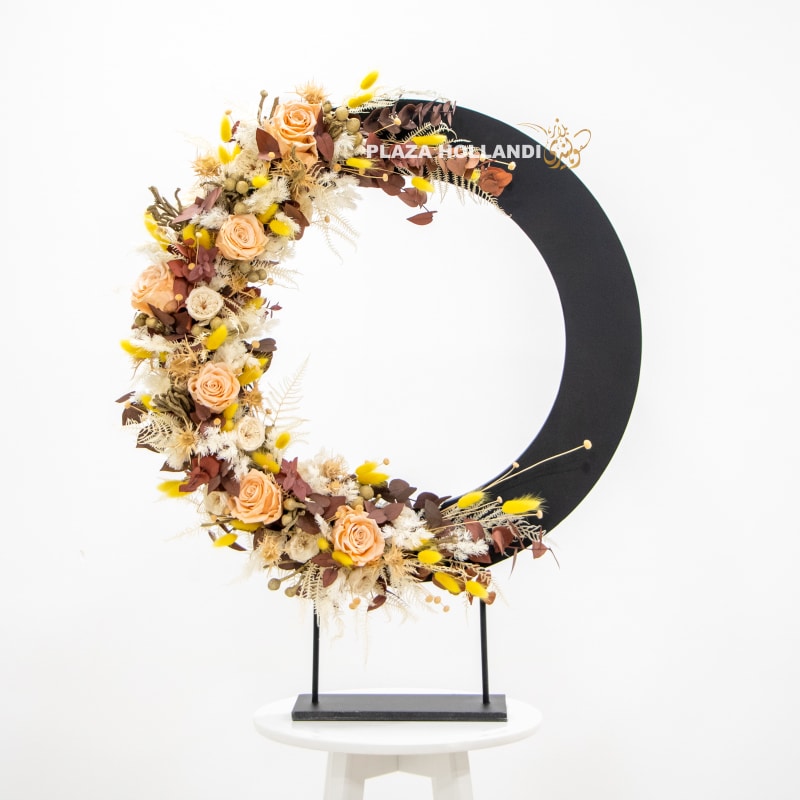 dried flower ramadan moon