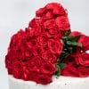 Red Roses Heart Bouquet (H 50 cm)
