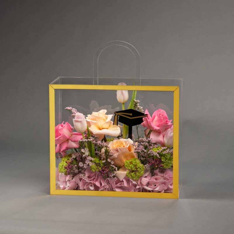 Eternal Blush Bouquet – Pink Rose, Tulip, Hydrangea & Limonium Floral Elegance