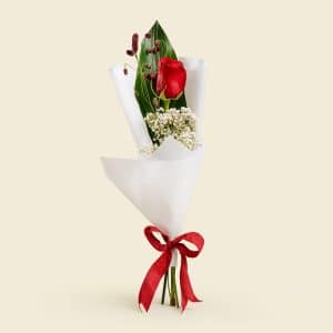 qatar-national-day-red-rose-babys-breath-bouquet