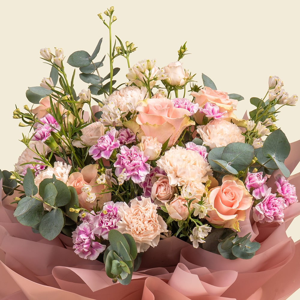 8.2 Graduation Flower Arrangement with Hat, Figure or Acrylic Options