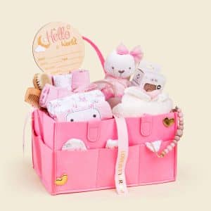 19-pieces - Welcome Baby Girl - Newborn Hospital Hamper